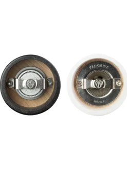 Peugeot Saveurs Tahiti Duo de moulins à poivre et à sel manuels en bois couleur noir mat et blanc mat 20 cm -> Duos Et Combi 2 En 1|Moulins À Sel Et Salières