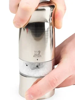 Peugeot Saveurs Zeli duo de moulins à poivre et à sel électriques 14 cm -><noscript><img width=